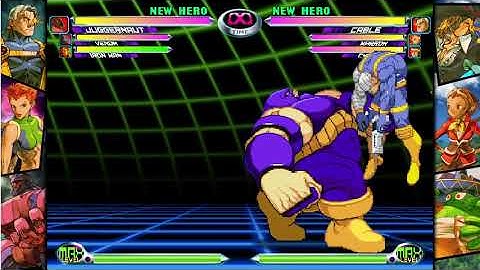 Juggernaut + Iron Man 100% Corner Combo - Marvel Vs Capcom 2