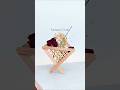 DIY Ice Cream Stick Flower Basket 🌹 | Easy Home Decor Craft | Handmade Decoration #Shorts
