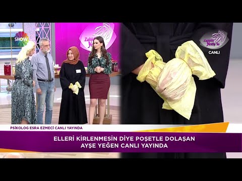 Elleri kirlenmesin diye poşetle bağlıyor!