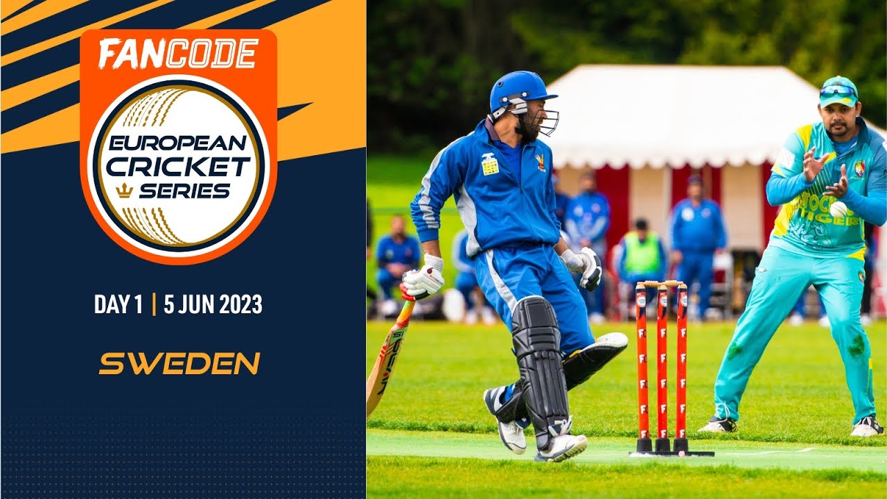 🔴 FanCode ECS Sweden, 2023 Day 1 T10 Live Cricket European Cricket