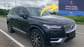 Volvo Parking Climate Service Required Warning Hvch Issue
