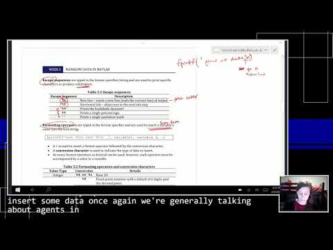 Engineering Computations (2/26) - Week 5: Fprintf function