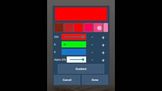 How to change background color in Photex pro screenshot 3