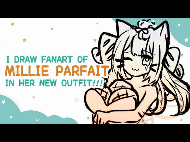 【DRAWING】MILLIE PARFAIT'S NEW OUTFIT🪄【NIJISANJI EN | Petra Gurin】のサムネイル