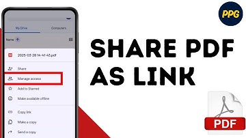 How To Share a PDF as a Link ?