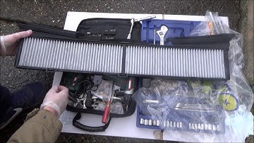 How to change the Pollen / Cabin Filter on a BMW 318 E90 to E93 with a N43 Engine
