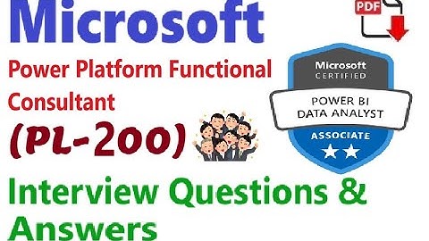 Part#1| Microsoft PL-200 | Power Platform Functional Consultant | Interview Questions & Answers