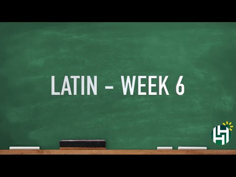 CC Cycle 3 Latin Week 6
