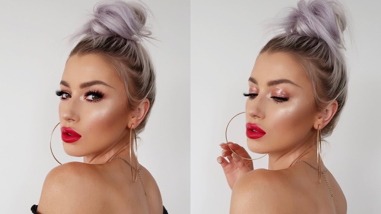 GLOWING GLOSSY SUMMER MAKEUP TUTORIAL | lolaliner