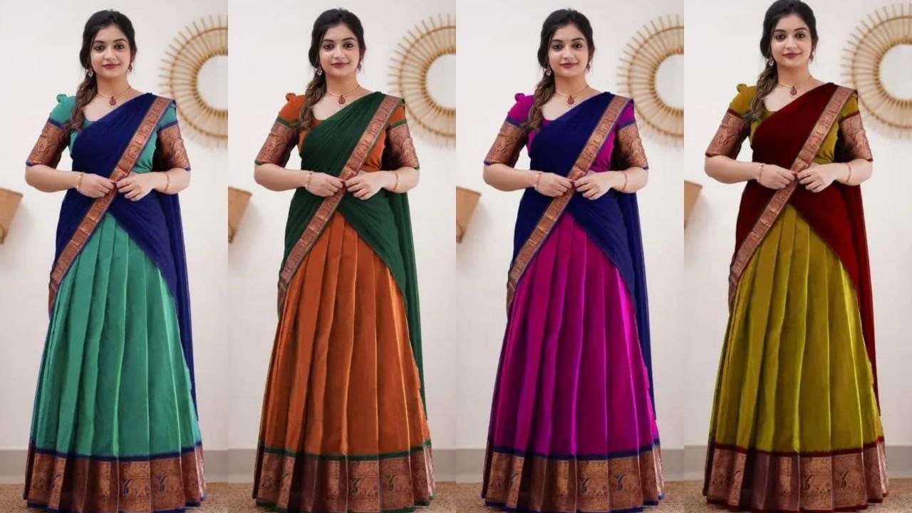 Half Saree Now in Trend | AllTime Outfits 