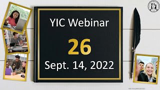 YIC Webinar Twenty-Six