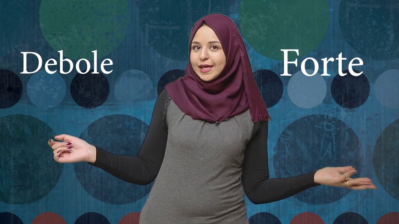 تحدث اللغة الايطالية - عكس عكاس - قوي وضعيف