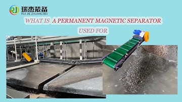 Ruijie High Sorting Purity Permanent Magnetic Separator