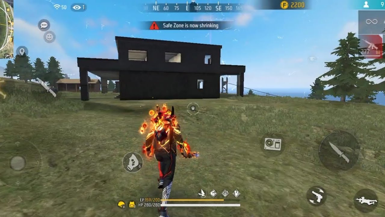 Last Zone cemented house booyah in Rank Match || Garena Free Fire ...