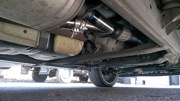 suburban custom pacesetter long tube headers and custom y pipe, exhaust and remote dump valves