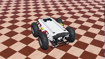 Mobile Differential Drive Robot Scout V2.0 Simulator in Webots