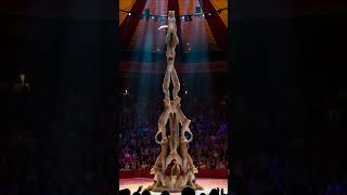10 Leopards Performing Circus By Stepping And Riding On Each One Very High