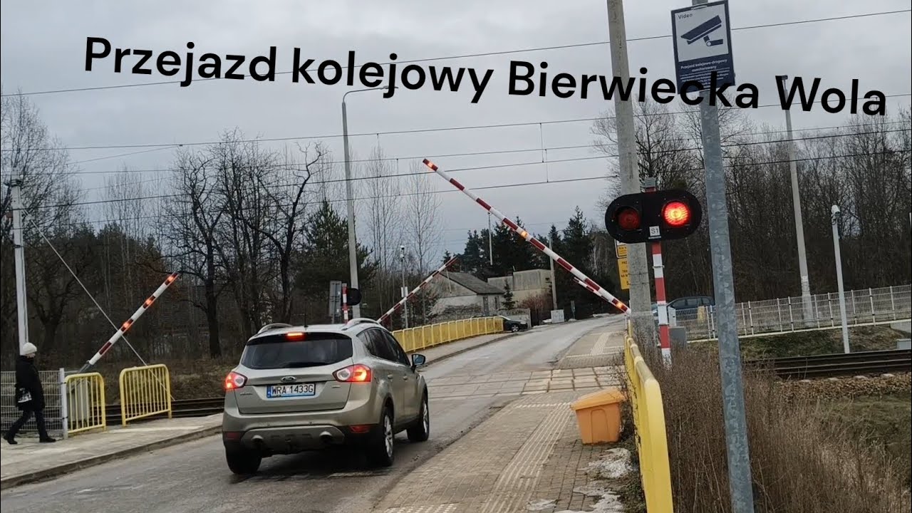 Przejazd kolejowy Bierwiecka Wola +mały apel