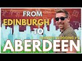 Vincent Vlogging | From EDINBURGH to ABERDEEN and back in 2 DAYS (Why did we sit on the roof?)