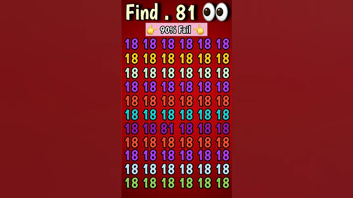 Find odd number 81 ; #shorts #maths #facts #shortvideo #tiktok #viralvideo #squidgame #find