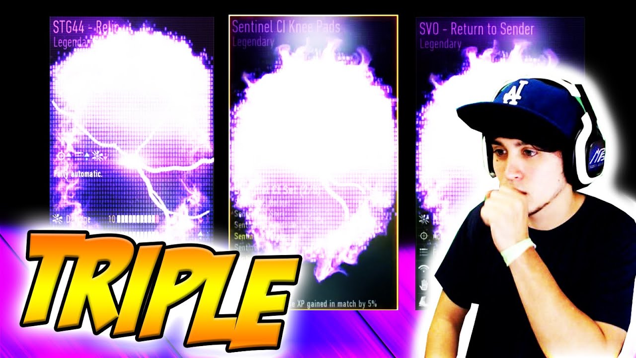 Three Legendarys In A Supply Drop Opening!!! @Hollowpoiint