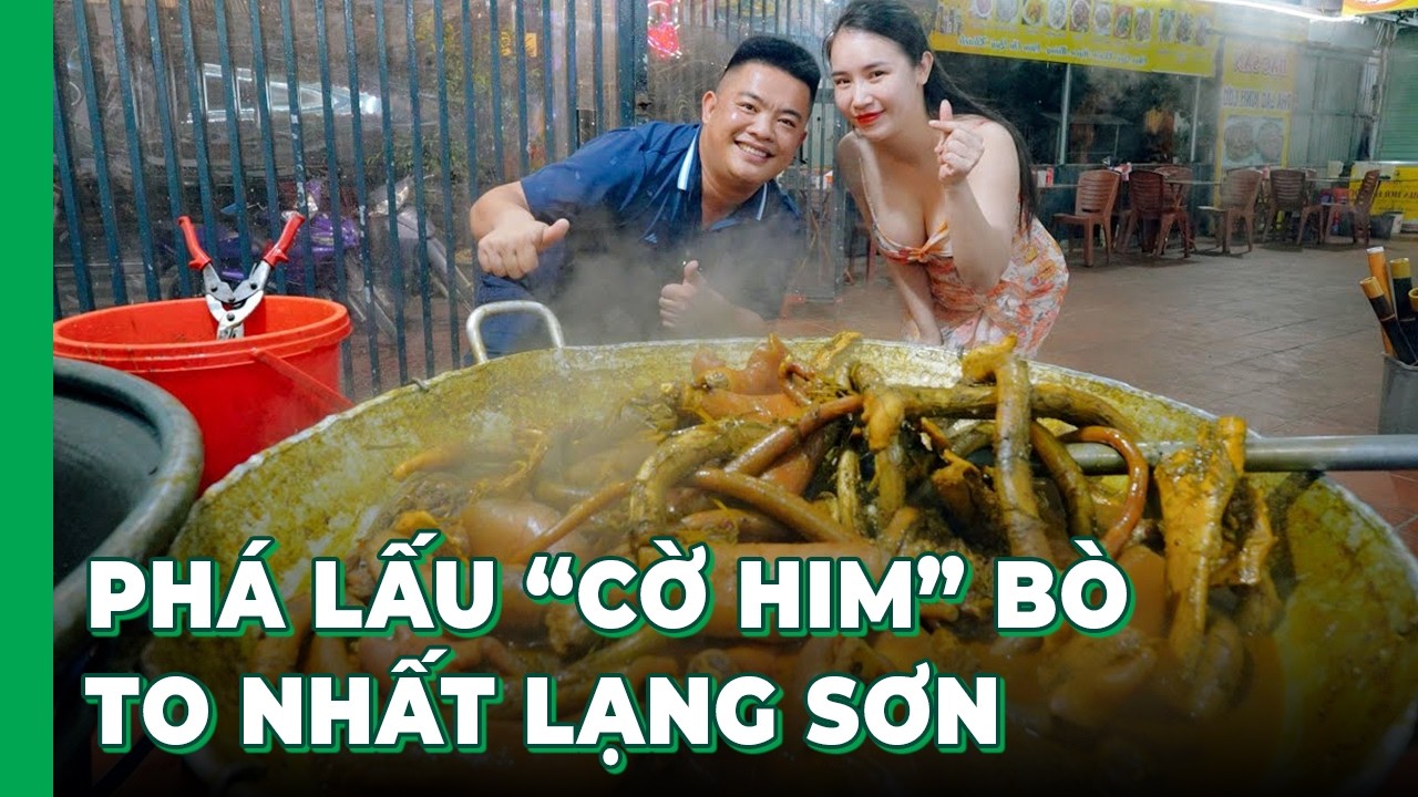 Em gái Lạng Sơn xinh đẹp được Hải mời ăn PHÁ LẤU 