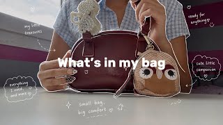 What’s In My Bag 🍒 | soft asmr, tapping & relaxing sounds ☁️ screenshot 4