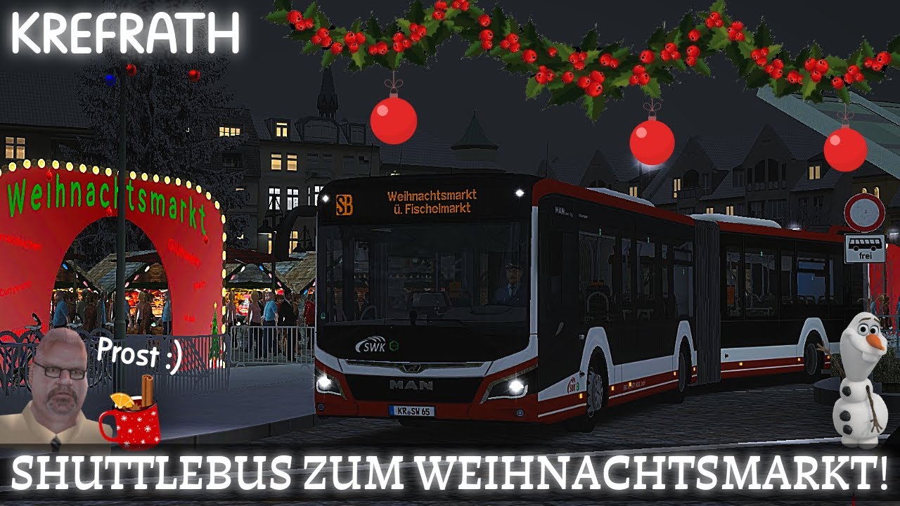 OMSI 2: SHUTTLEBUS 🎄🎅 zum Weihnachtsmarkt! #367 | PxlKiing