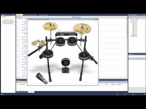 VB.NET - Drum Set