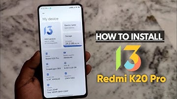 How To Install MIUI 13 for Redmi K20 Pro - Installation Guide [ Hindi - हिंदी ]