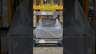 A full-size sofa. One compact box. See the packing process from start to finish.  Interested in sour