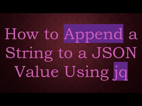 How to Append