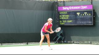 Ana Ivanovic practice session - BATennis
