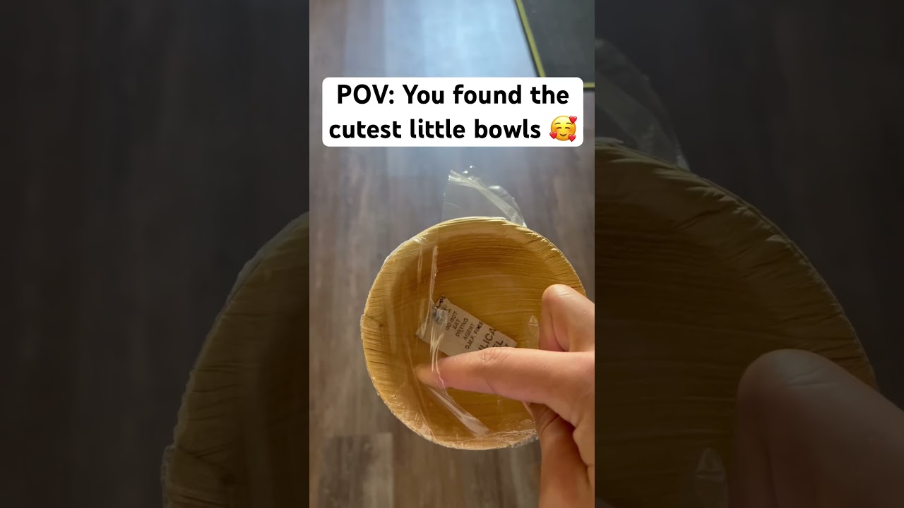 POV: You found the CUTEST little bowls 🥰 🥰 