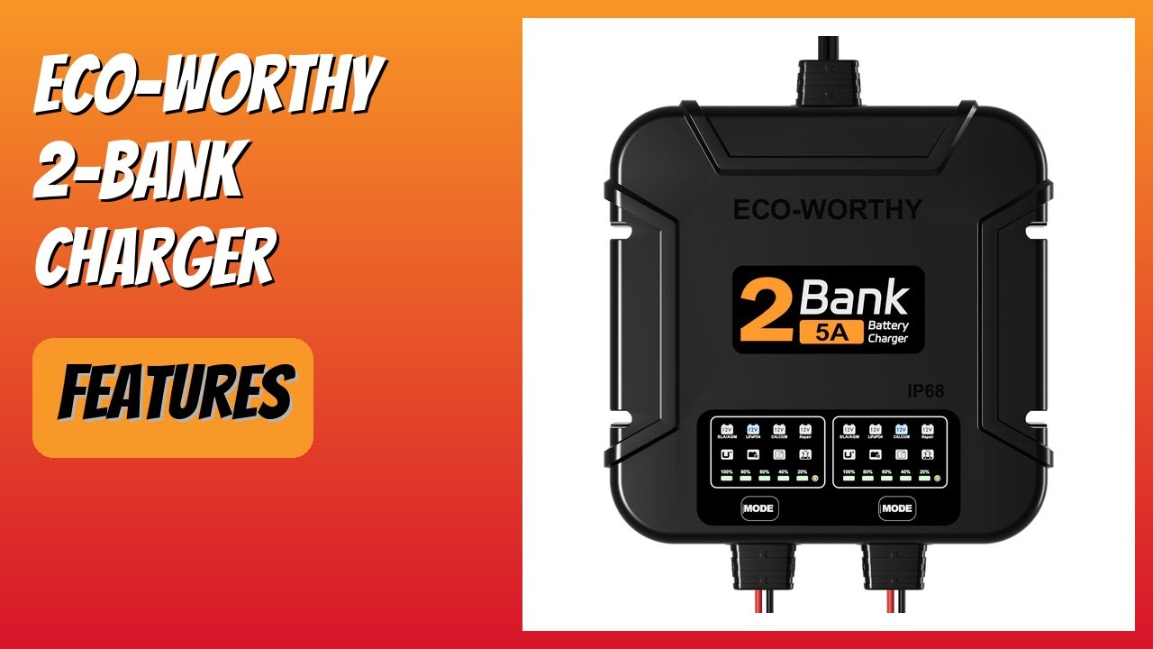 REVIEW (2026): ECO-Worthy 2-Bank Charger. Features