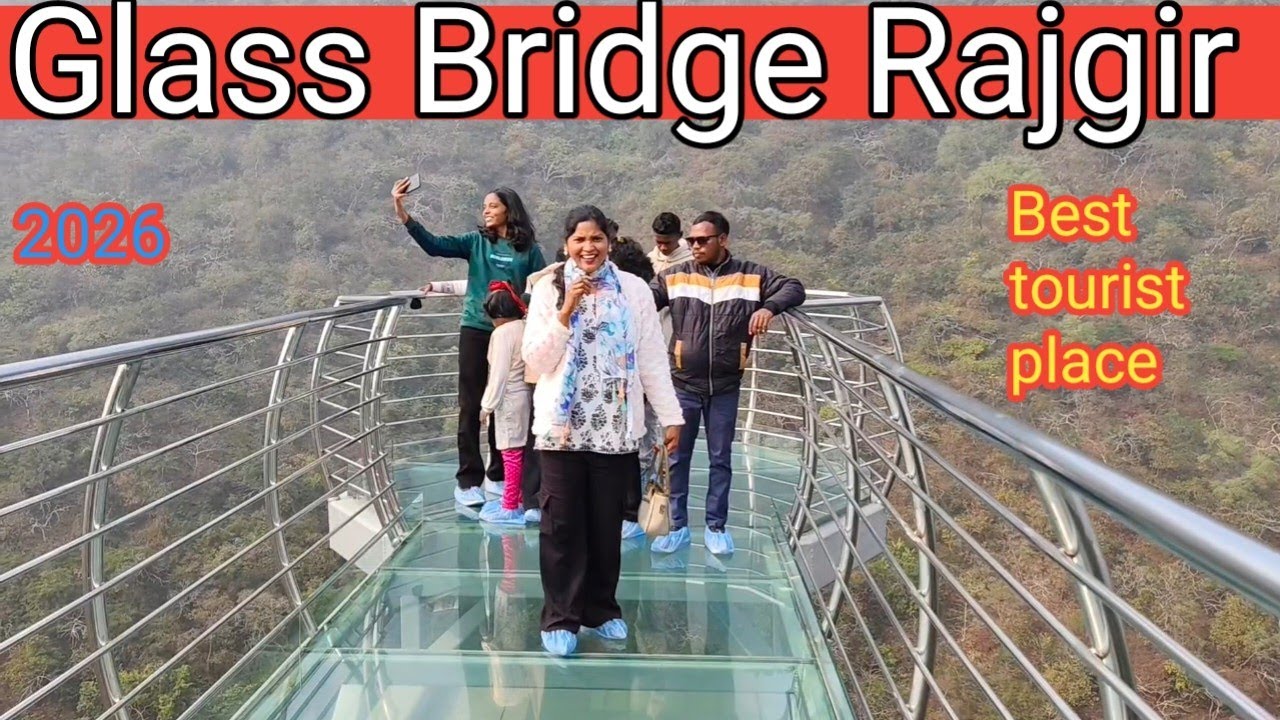 Glass Bridge Rajgir || Best tourist place ||  2026               नेचर सफारी || जू सफारी 
