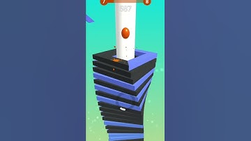 Stack Ball!very satisfying and relaxing video #shorts #youtubeshorts #stackball