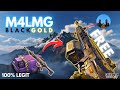 How to get [ FREE ] M4LMG Black Gold in 2025 😲 | cod mobile | Call Of Duty Mobile