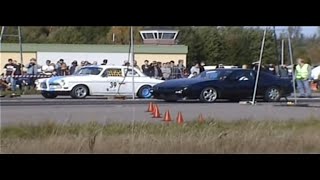 Nissan 200sx s13 CA18DET - 201m / 1/8 mile @ Vårgårda 20080920