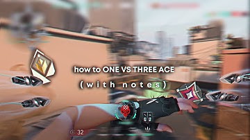 How I Approach a 1v3 Ace Clutch (With Notes) ｜Sumr VAL