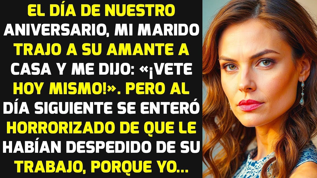 En Nuestro Aniversario, Mi Marido Trajo A Su Amante A Casa Y Me Dijo: «¡Vete Ya!» HISTORIAS LA VIDA