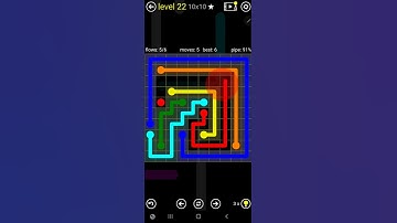 How To Solve Flow Free Extreme Pack 2 Level 22 10x10 Harder Board Walk Through Solution Walkthrough