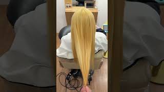 📌남자 직원도 반한 핑크베이지염색📌.      #백금발 #블랙빼기 #레드빼기 #탈색 #염색 #컬러 #핑크염색 #베이지염색 #쿨톤 #웜톤 #추천 #추천떠라 #이벤트 #친절한신우쌤