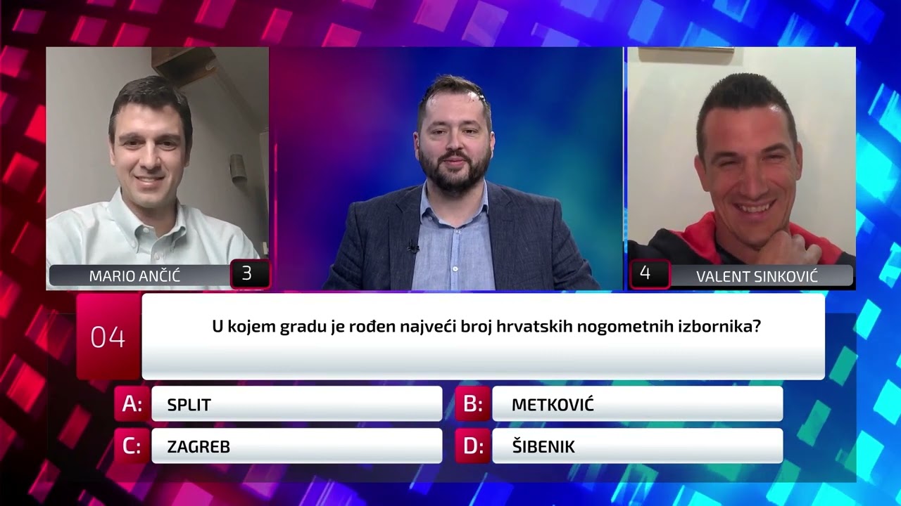 KVIZ RIZIK ILI OPREZ IZDANJE S HRVATSKIM SPORTASIMA I KOMENTATORIMA S13E14  ANCIC VS SINKOVIC