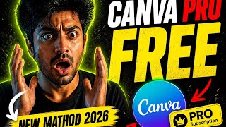 Canva Pro free lifetime 2026😱 | Canva Pro free🕊️ | 100 % working 🔥