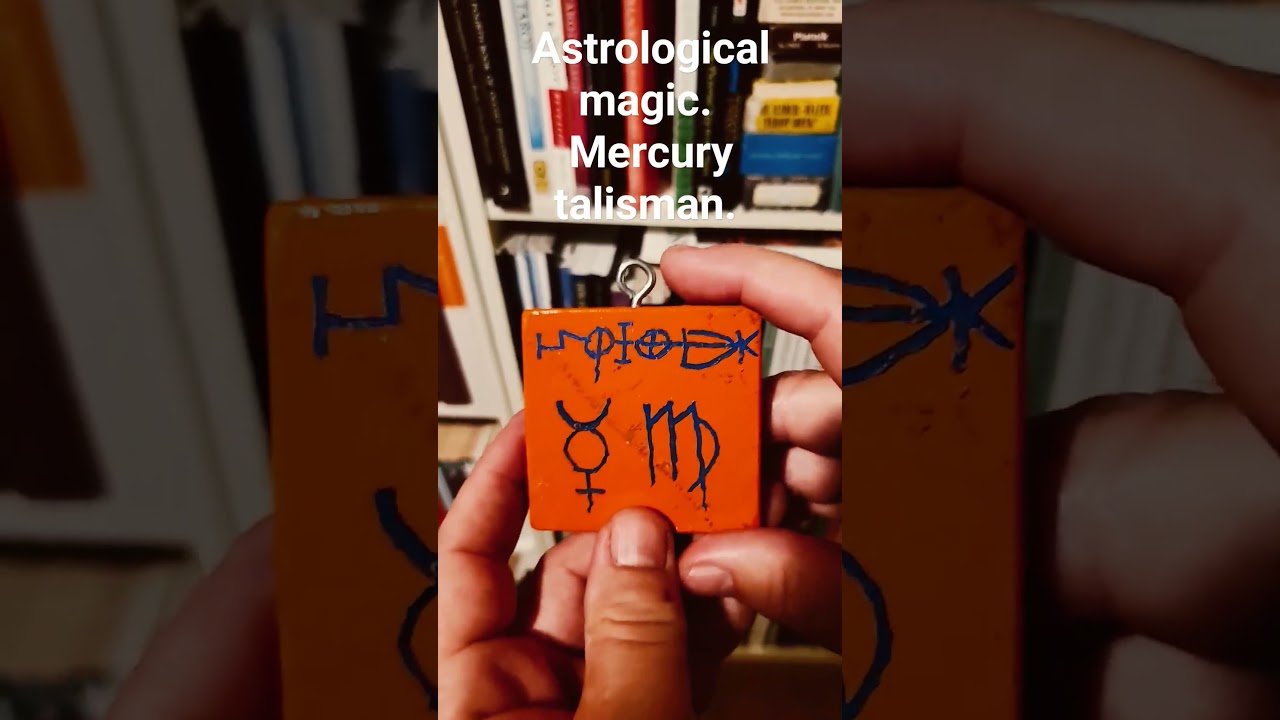 Astrological magic. Mercury talisman. Archangel Raphael.