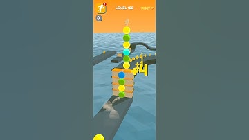 Stack Rider - Gameplay - level 102 (Android, ios)#shorts