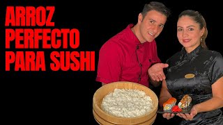 Como preparar ARROZ para SUSHI en casa fácil