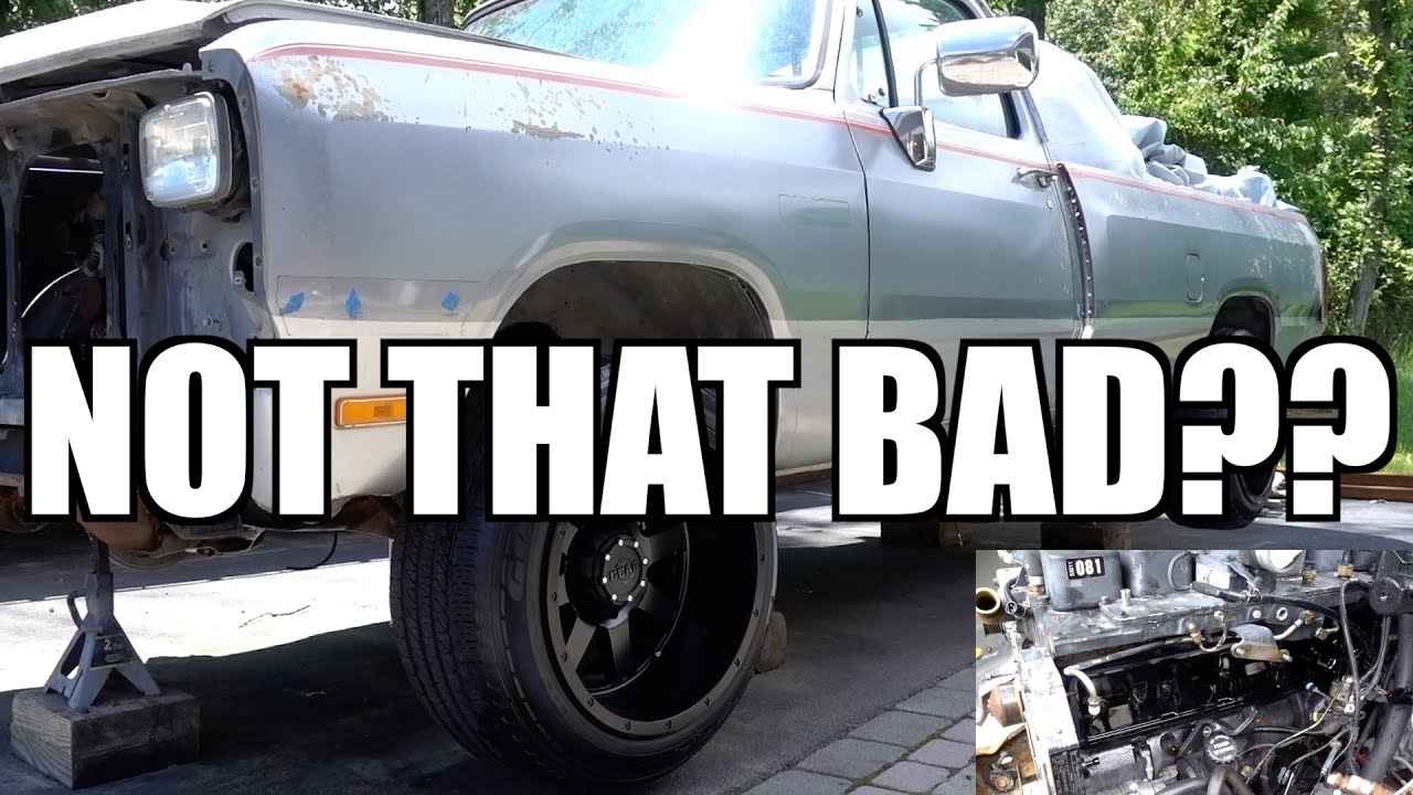 MAYBE THIS DOESN'T LOOK TOO DUMB?? 20X12 ON THE FIRST GEN 12V CUMMINS!! & MORE ENGINE WORK!!!