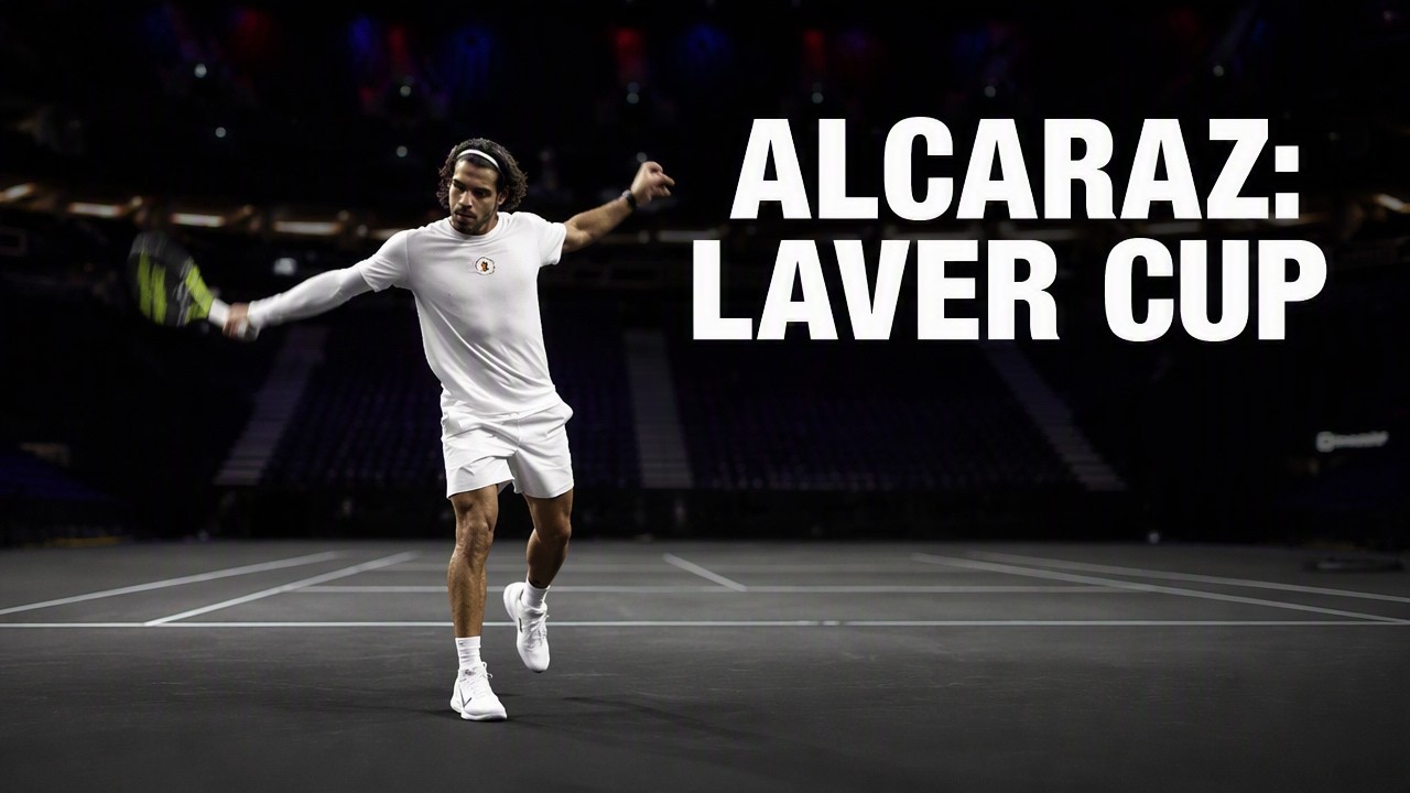 Carlos Alcaraz Practice Laver Cup 2026